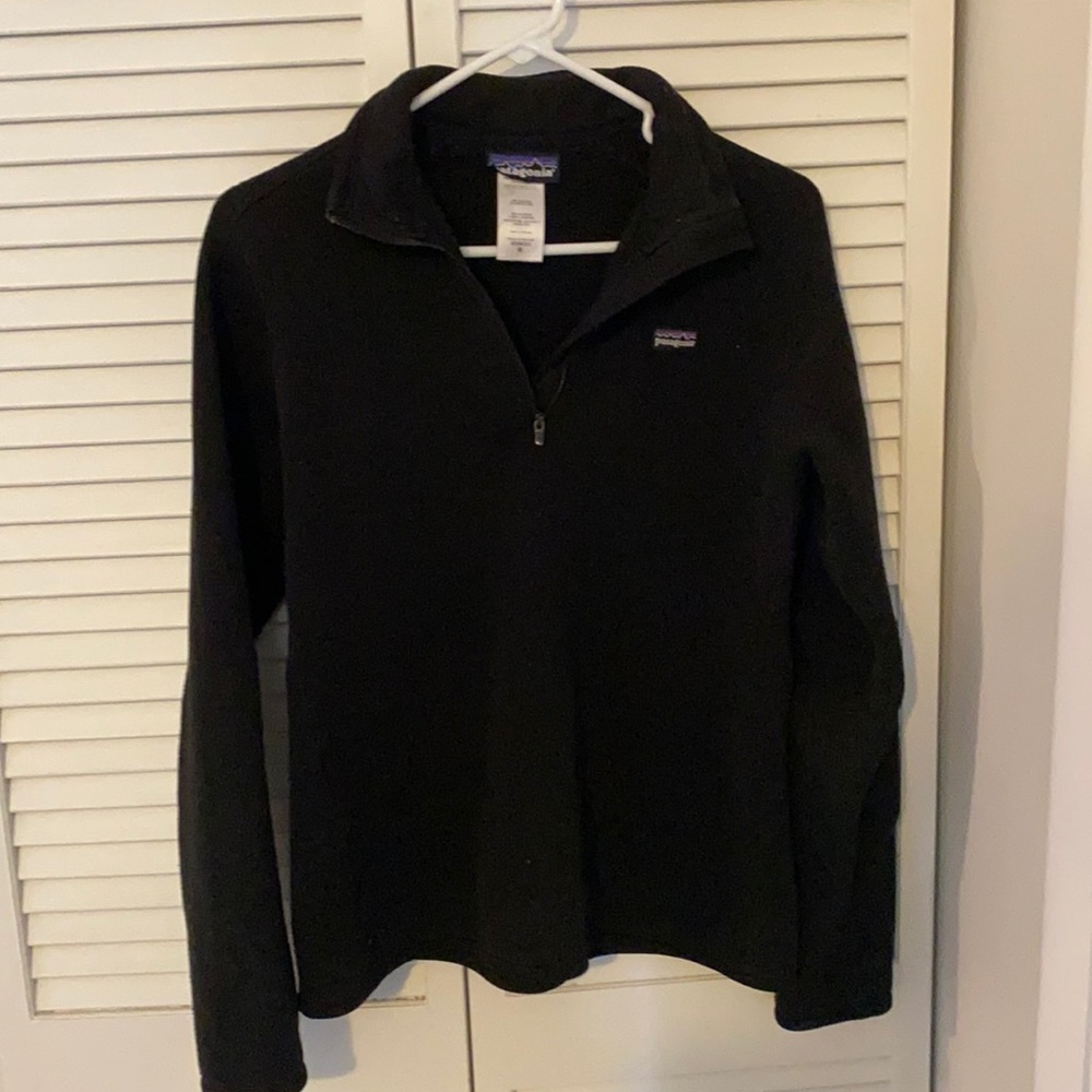 Patagonia black half zip better sweater jacket